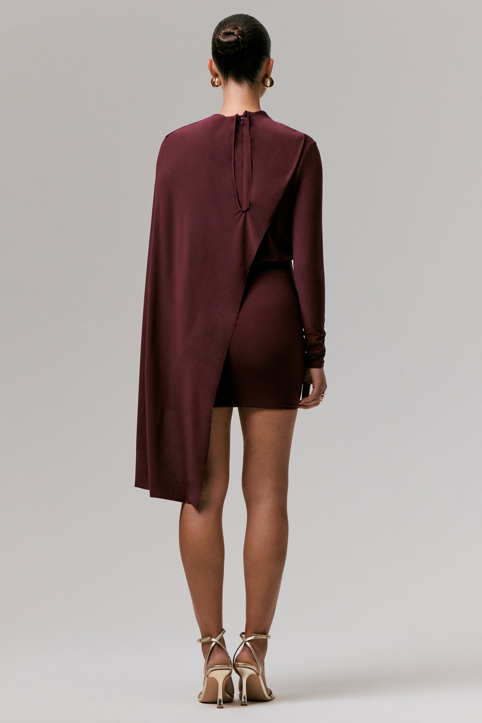 HR_CL135854328 - Celeste Burgundy Long-Sleeve Mini Dress With Cape Sleeve 09.jpg