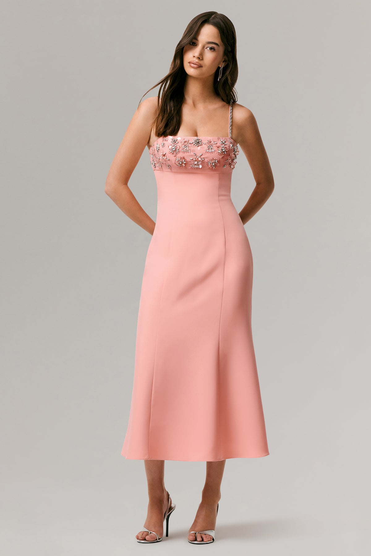 ECM_HR_CL136425187 - One To Remember Coral Square-Neck Embellished Midi Dress 0.jpg