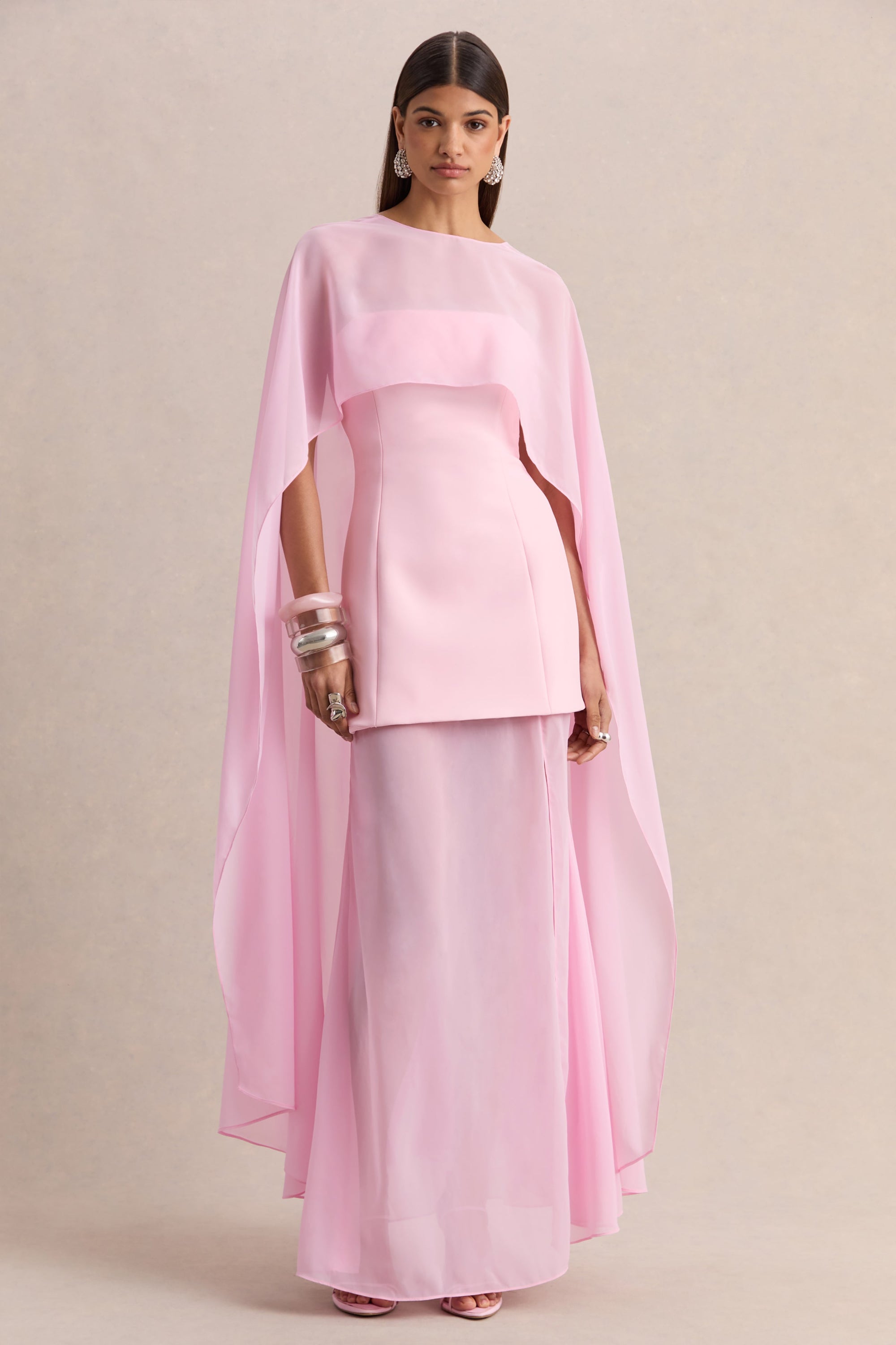 CL13695708106_ECM_HR_CL136957081---Chessa-_-Light-Pink-Boat-Neck-Maxi-Dress-With-Sheer-Cape-02_HERO