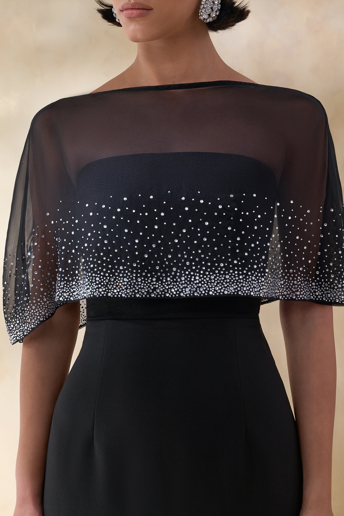 ECM_HR_CL136988002 Everly _ Black Embellished Cape-Sleeve Maxi Dress 1.jpg