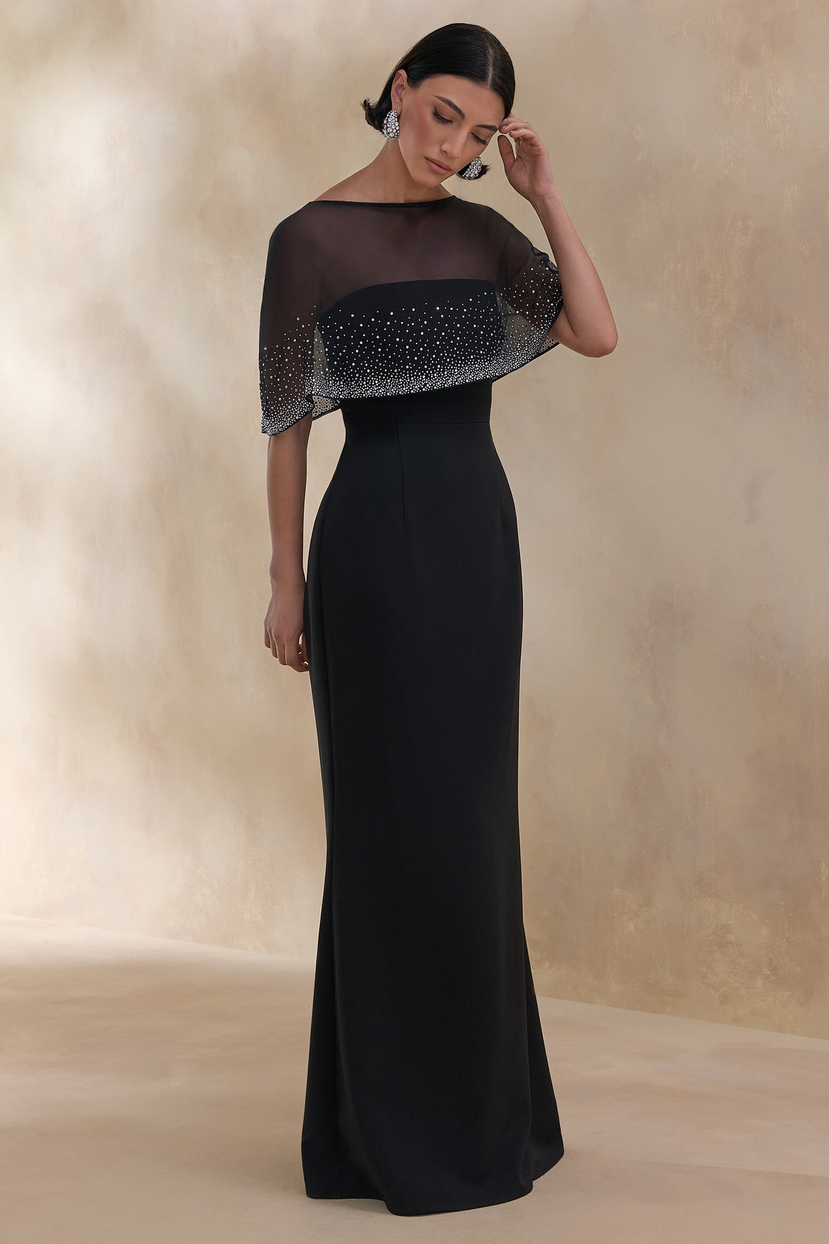 ECM_HR_CL136988002 Everly _ Black Embellished Cape-Sleeve Maxi Dress 4.jpg