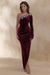 ECM_HR_CL137010069 Nyssa _ Burgundy Embellished Asymmetric-Neck Maxi Dress 3.jpg