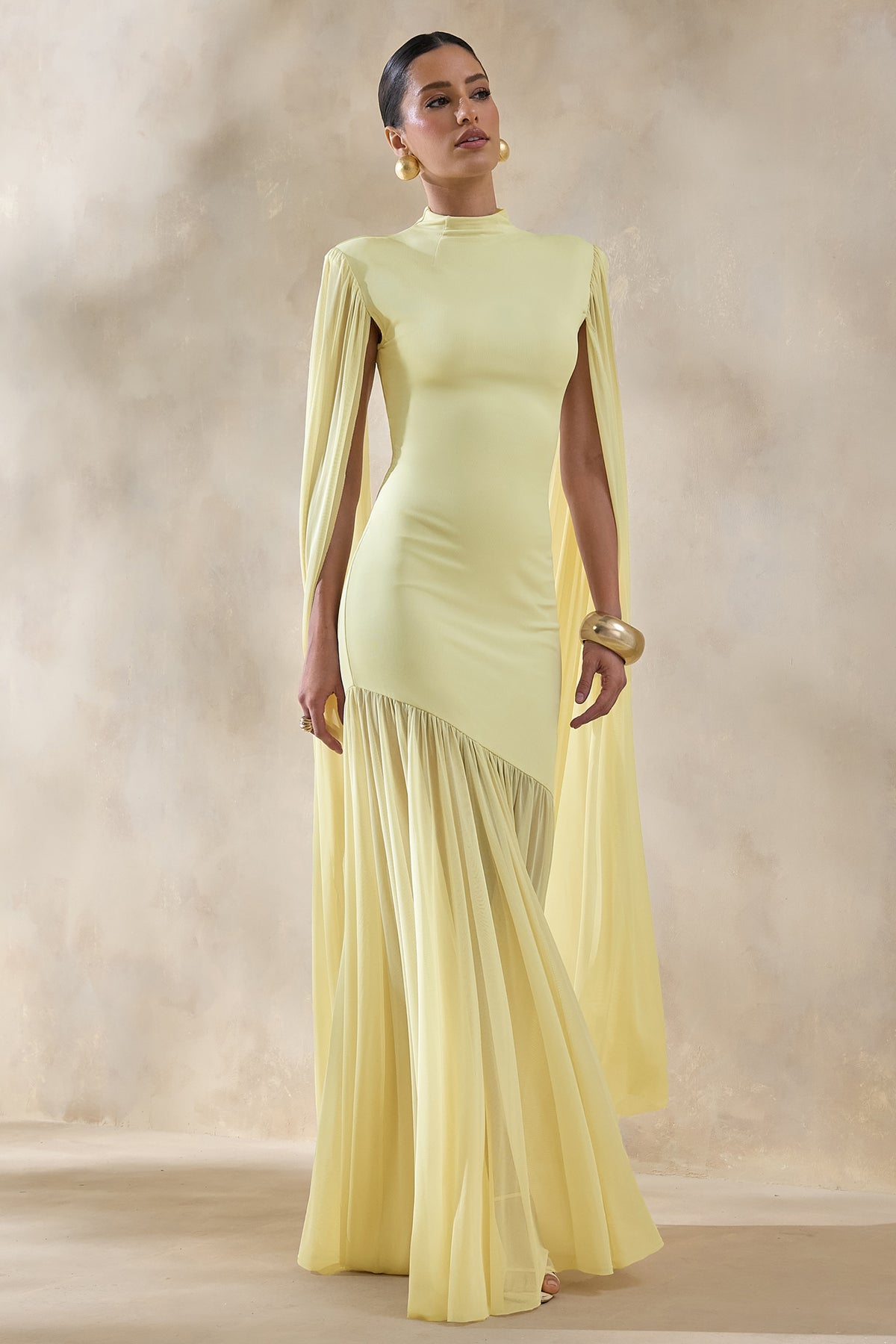 ECM_HR_CL137213121---Chantelle-_-Lemon-High-Neck-Maxi-Dress-With-Drop-Waist-And-Cape-Sleeves3.jpg
