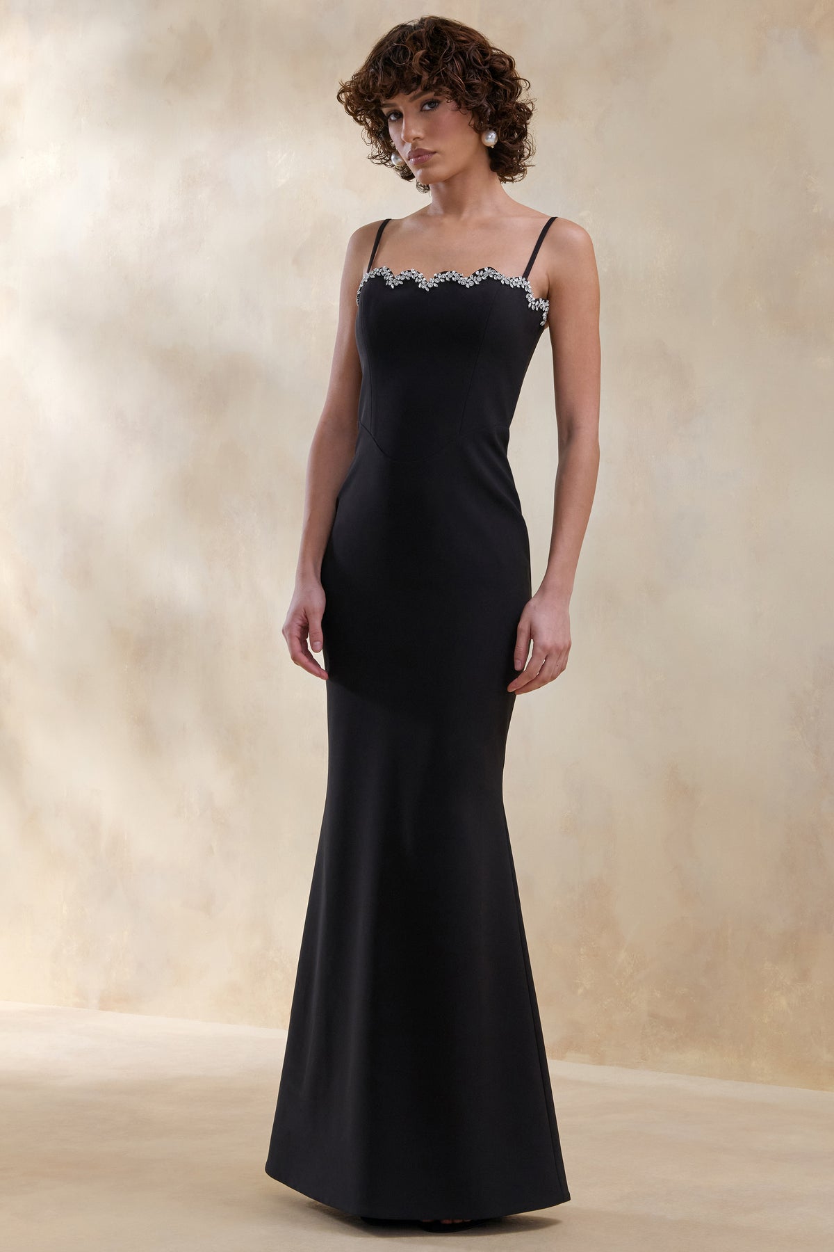 ECM_HR_CL137261001 - Story | Black Scalloped Sweetheart-Neck Maxi Dress With Embellished-Detailing 0.jpg