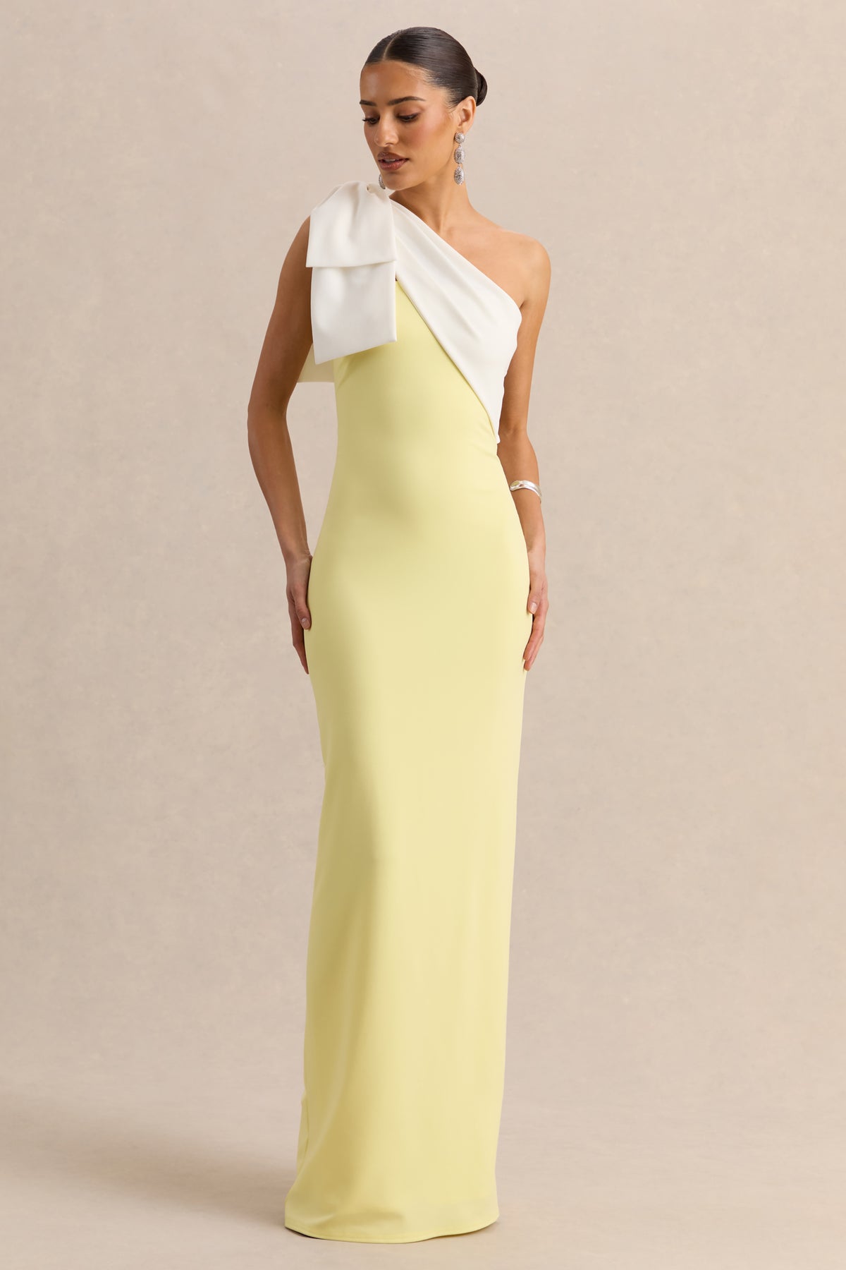 ECM_HR_CL137274121---Adara---Lemon-&-White-Asymmetric-Neck-Maxi-Dress-With-Bow-Detail---01.jpg