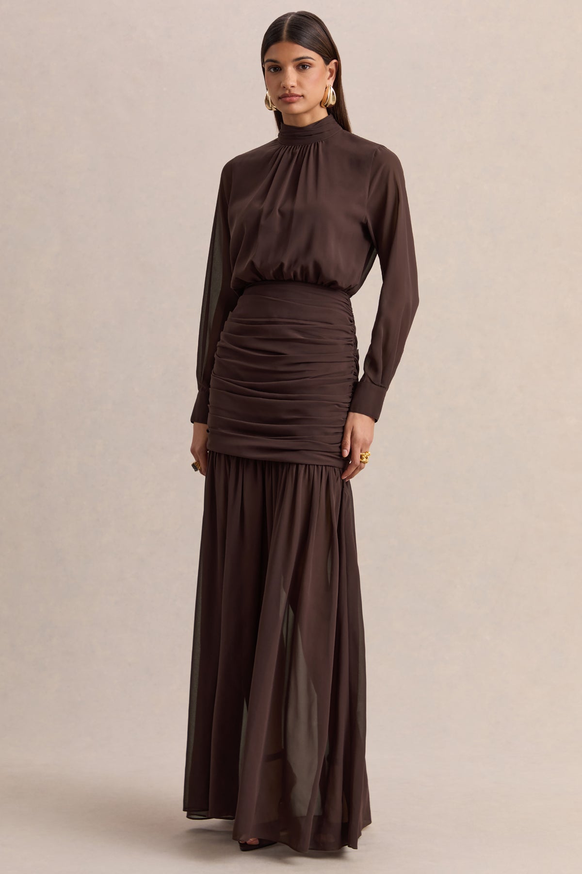 ECM_HR_CL137285021---Zella-_-Brown-High-Neck-Maxi-Dress-With-Sheer-Skirt-01.jpg