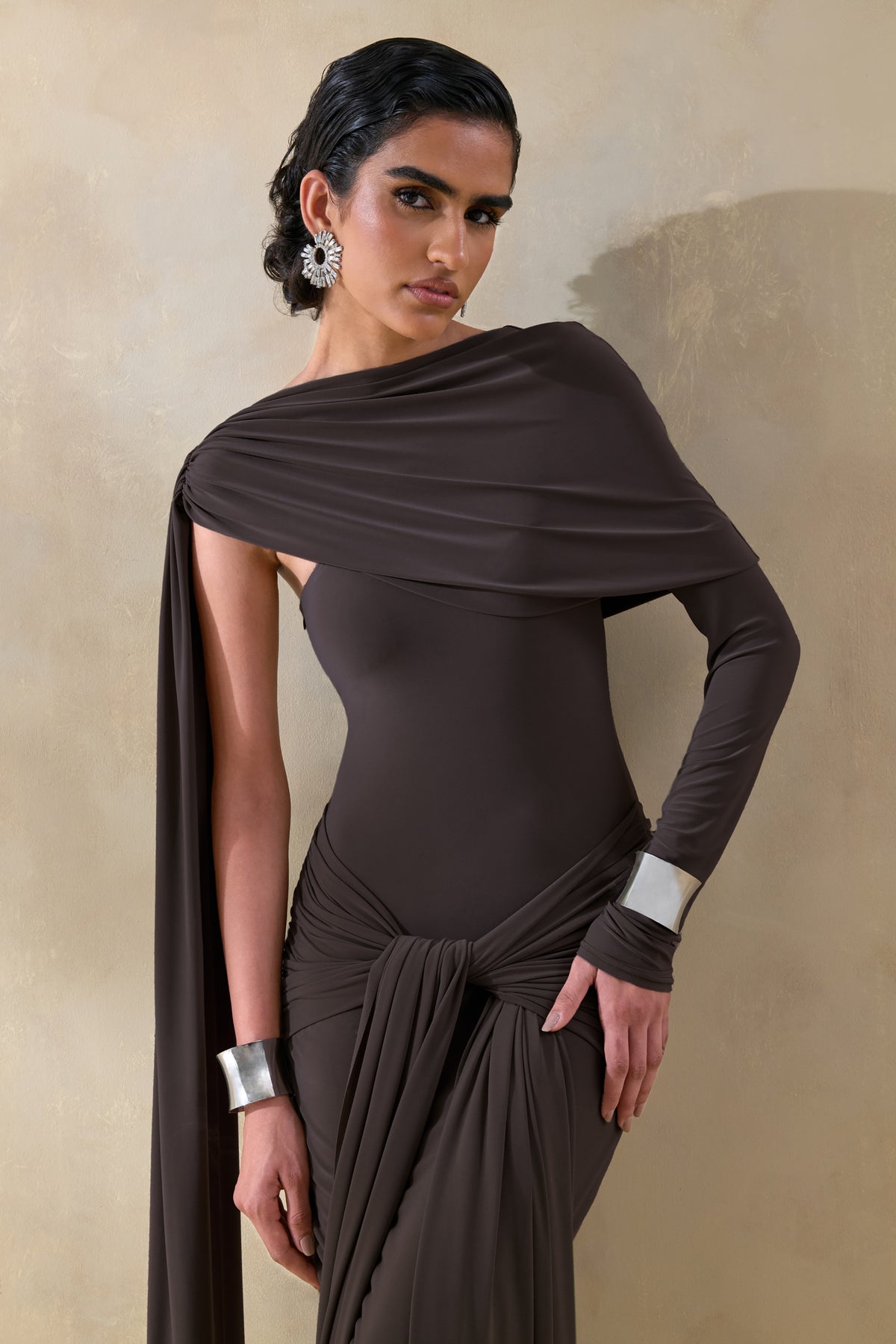ECM_HR_CL137653022---Trisara-_-Brown-Asymmetric-Neck-Maxi-Dress-With-Gathered-Detailing-And-Sash-4.jpg