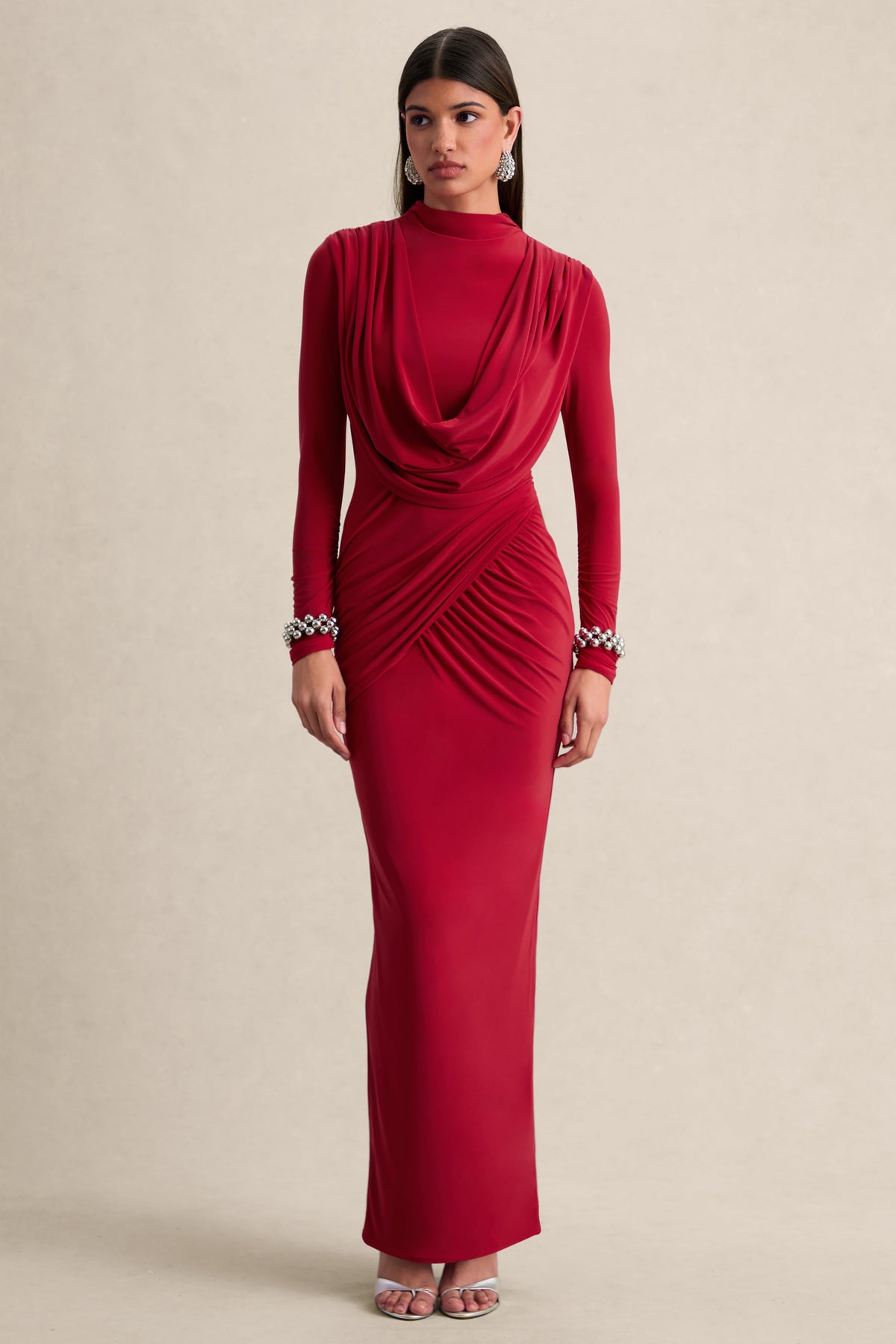 ECM_HR_CL137660100----Karinthia-_-Red-High-Neck-Maxi-Dress-With-Draped-Detailing-33.jpg