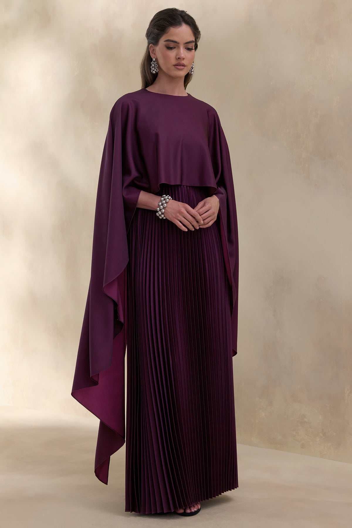 ECM_HR_CL137664090---Loradia-_-Dark-Plum-Satin-Round-Neck-Maxi-Dress-With-Cape-Sleeves-And-Pleated-Skirt-2.jpg