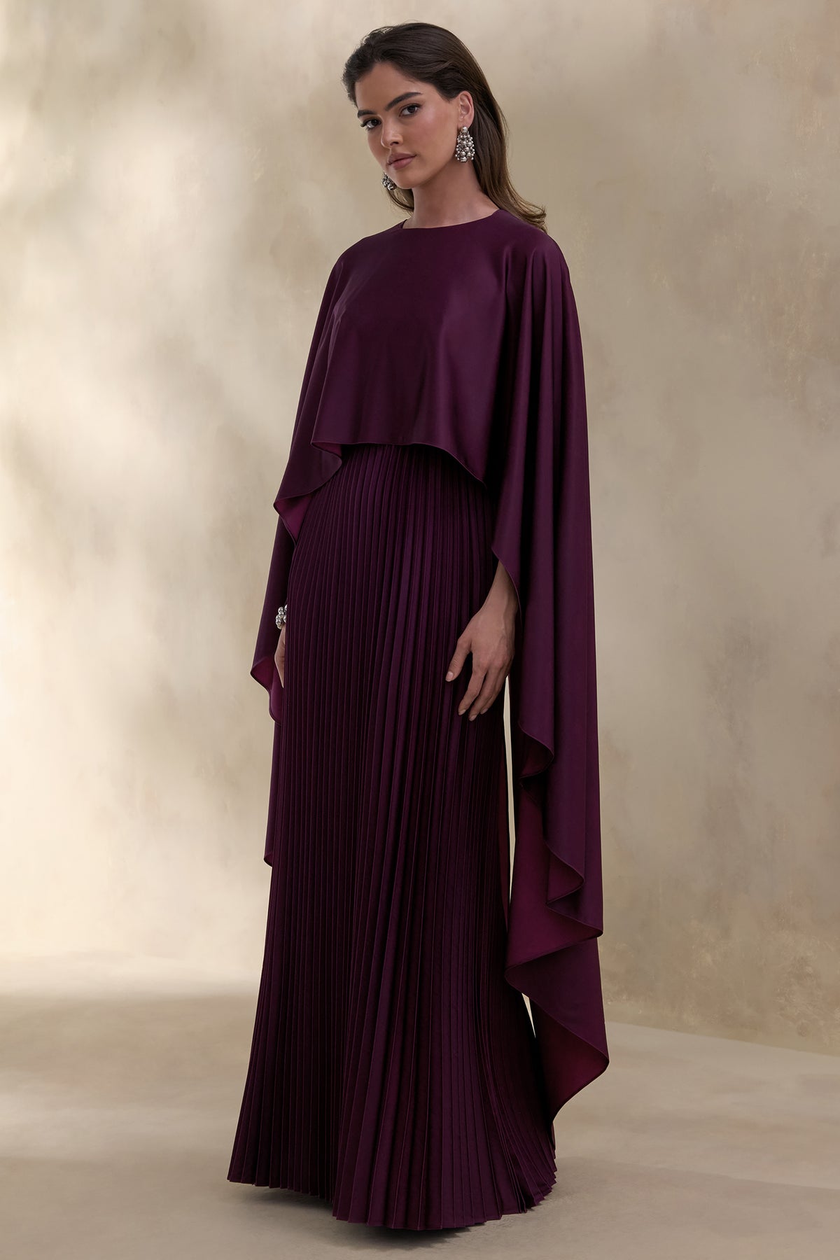 ECM_HR_CL137664090---Loradia-_-Dark-Plum-Satin-Round-Neck-Maxi-Dress-With-Cape-Sleeves-And-Pleated-Skirt-3.jpg