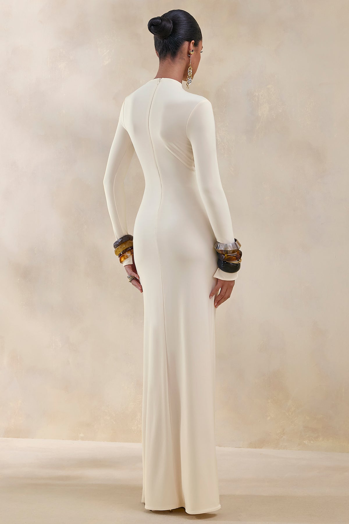 ECM_HR_CL137677111---Karessa-_-Cream-High-Neck-Maxi-Dress-With-Gathered-Detailing-And-Front-High-Split-3.jpg