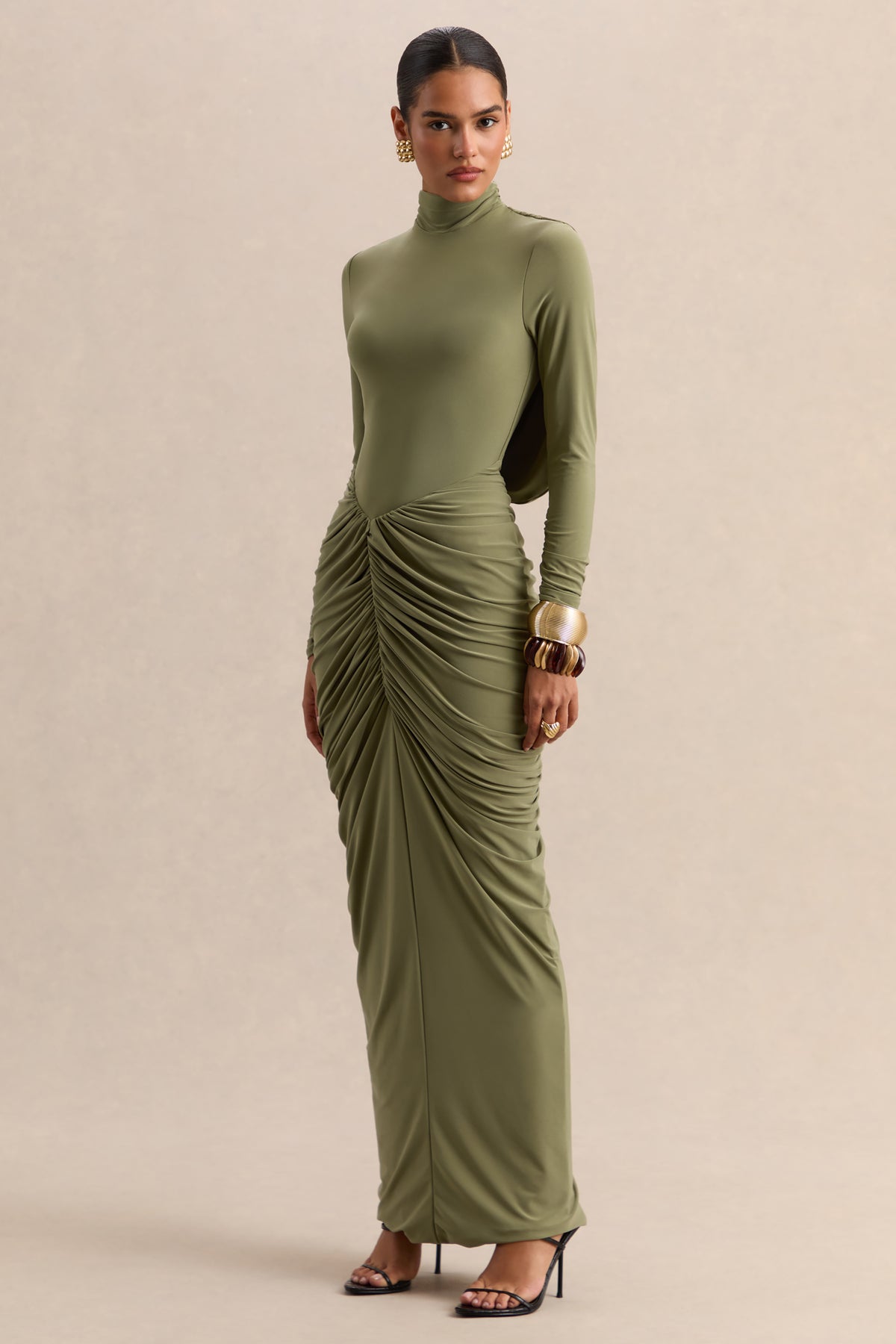 ECM_HR_CL137703031---Harmona-_-Olive-High-Neck-Maxi-Dress-With-Gathered-And-Draped-Detailing-1.jpg