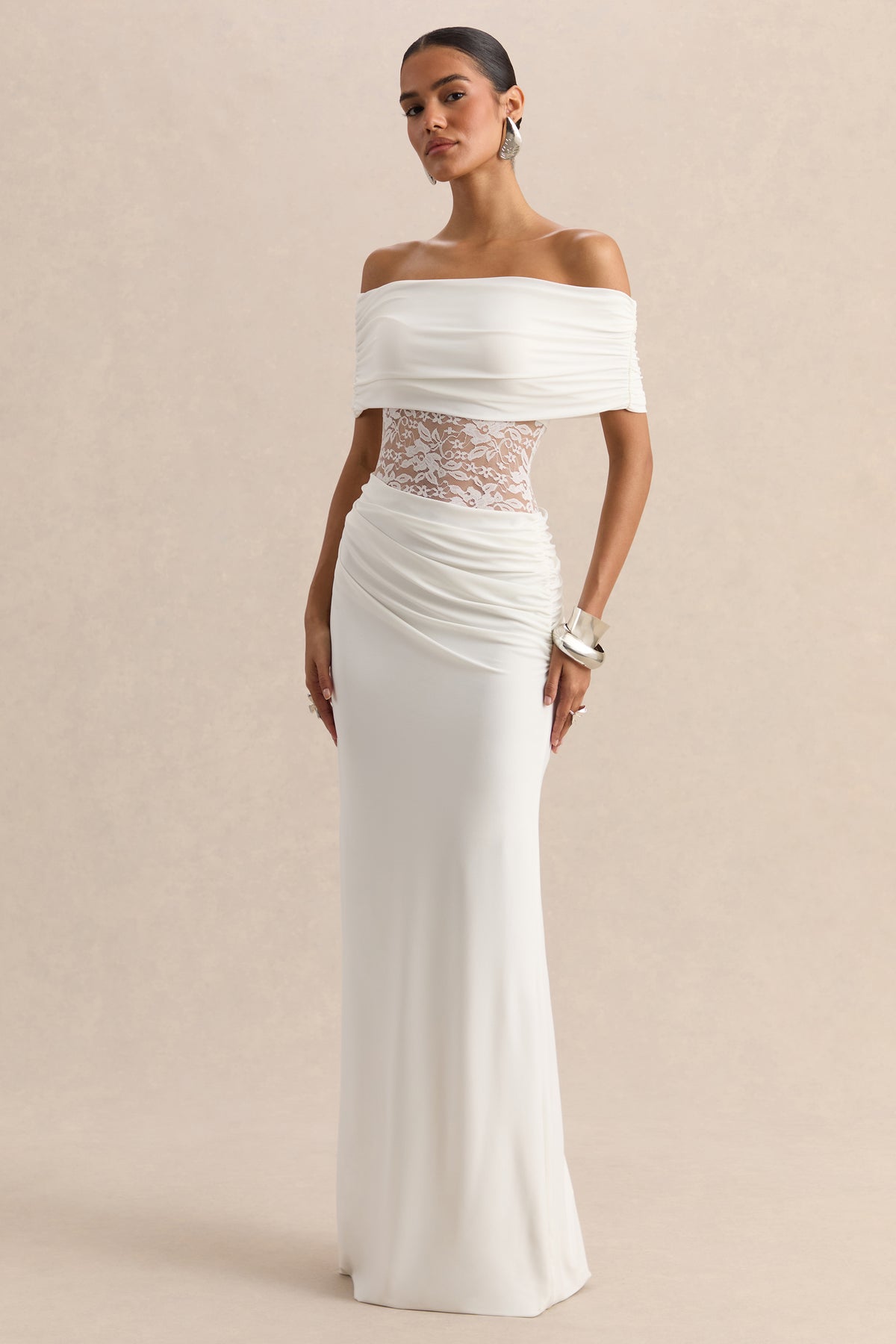 ECMH-HR-CL137793110 - Forsya - White Bardot-Neck Maxi Dress With Lace-Detailing 01.jpg