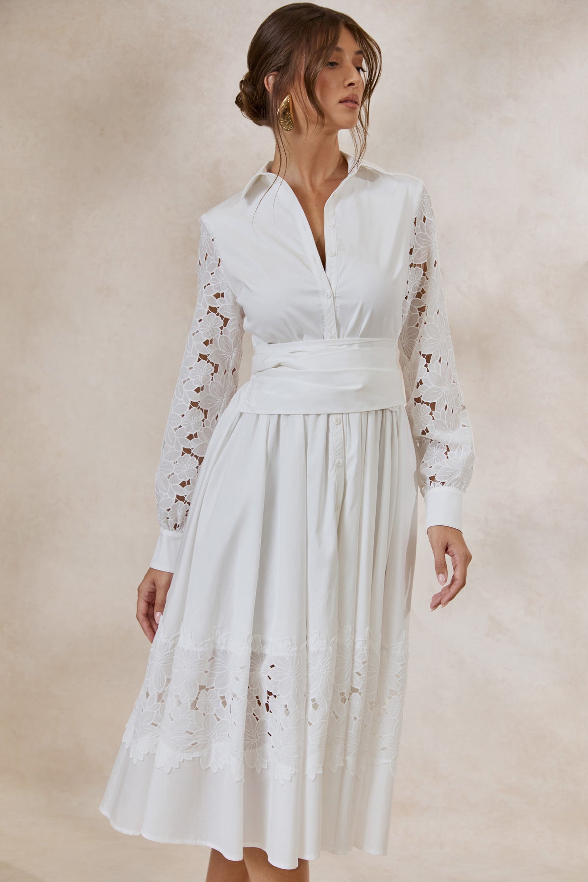 ECM_HR_CL137928110 - Zalynne _ White Collared-Neck Midi Dress2.jpg