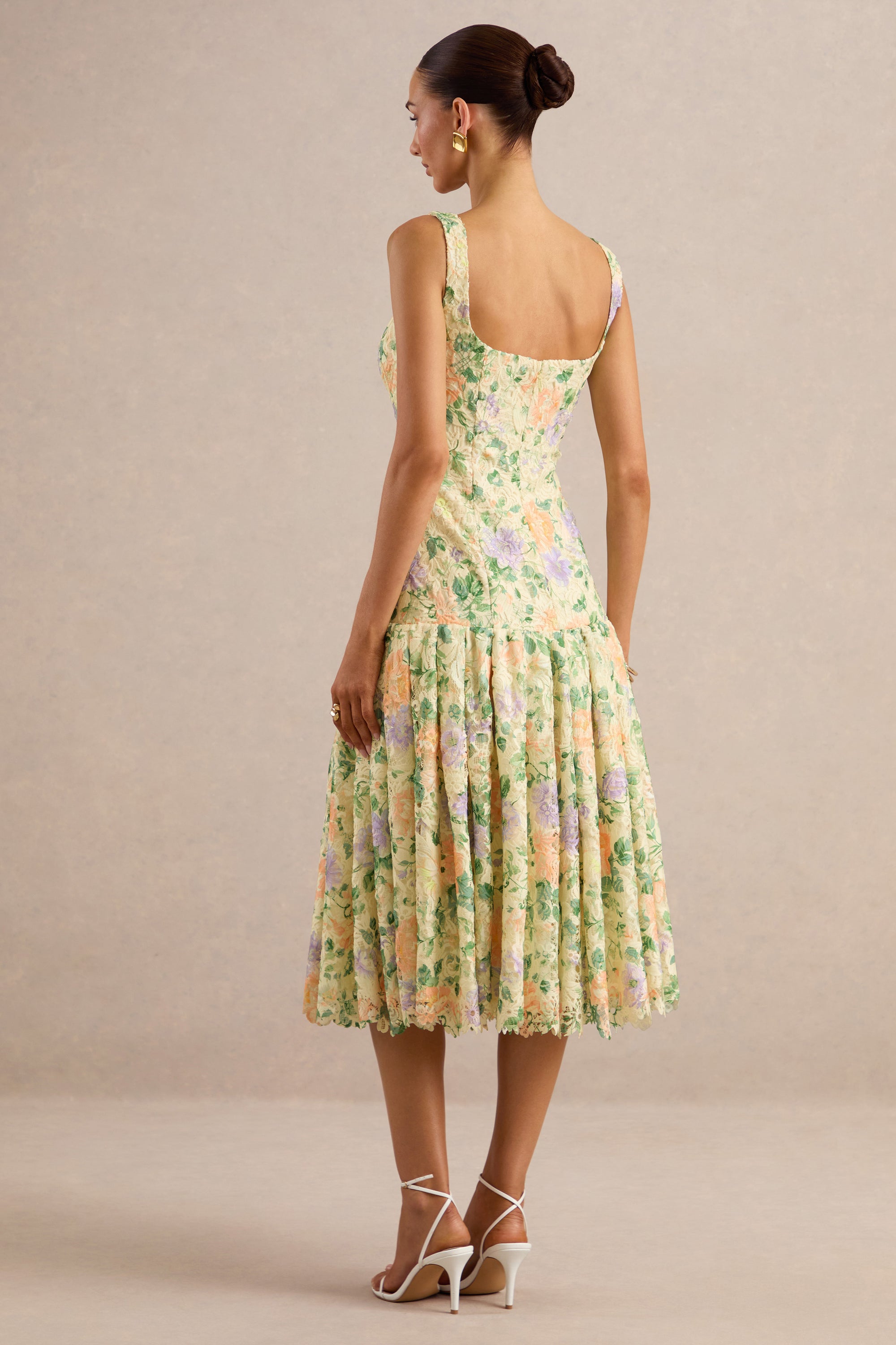 ECM_HR_CL138259121 - Lumara | Lemon Floral Print Lace Square-Neck Midi Dress With Drop Waist5.jpg