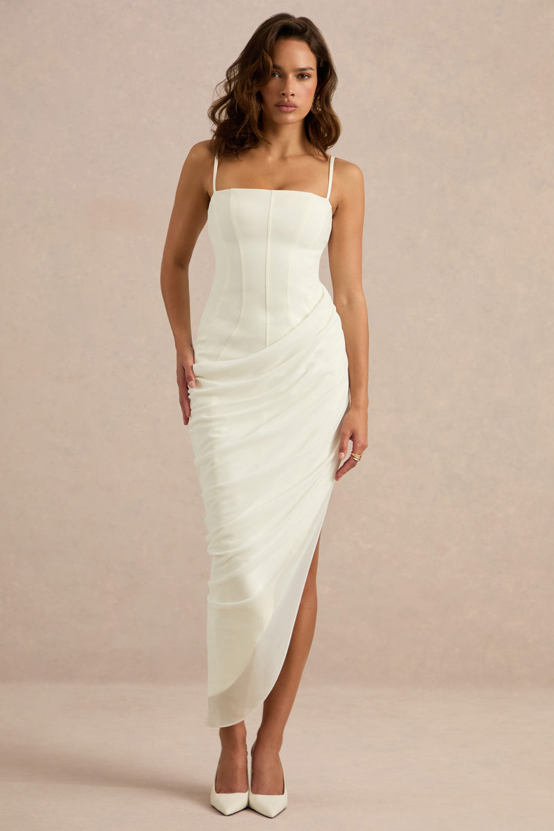 ECM_HR_CL138284110 - Inaya White Square-Neck Asymmetric Maxi Dress1.jpg
