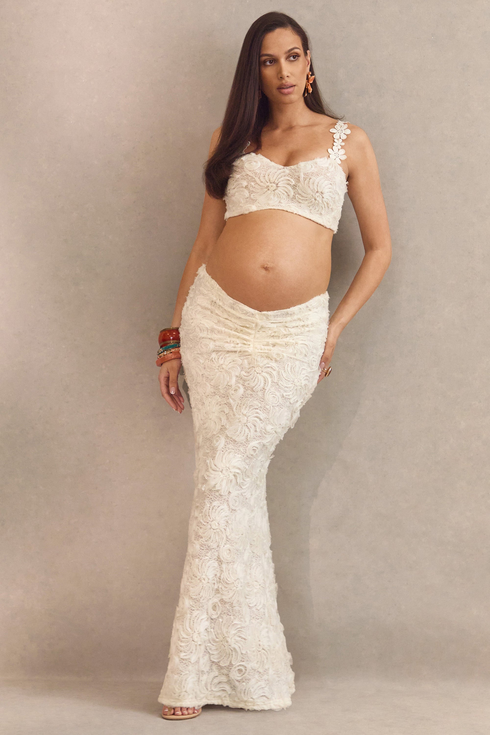 CL13847811008_CL138478110_-_Arlina___White_Lace_Maternity_Maxi_Skirt_With_Gathered_Detailing_2