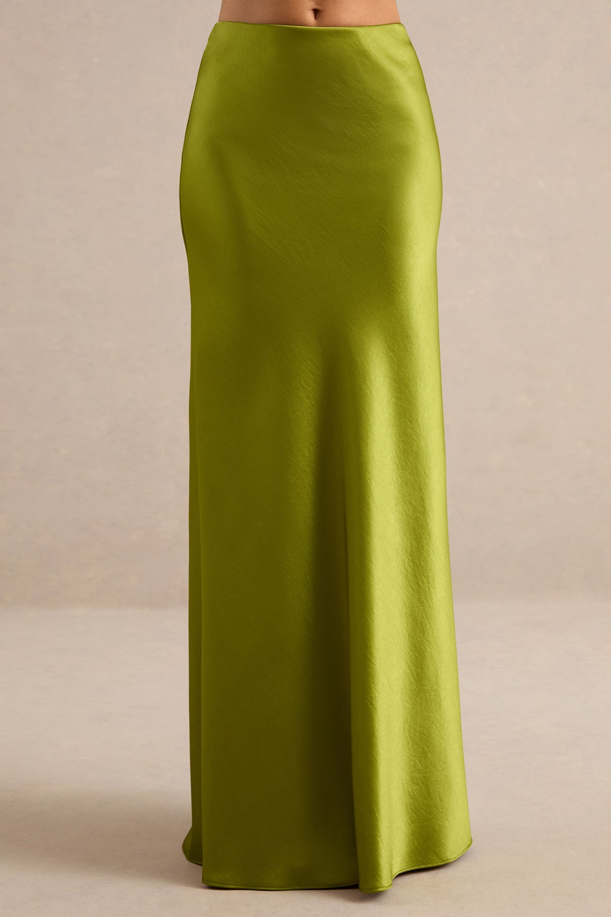 CL138550031 - Lareina | Olive Satin Maxi Skirt2.jpg