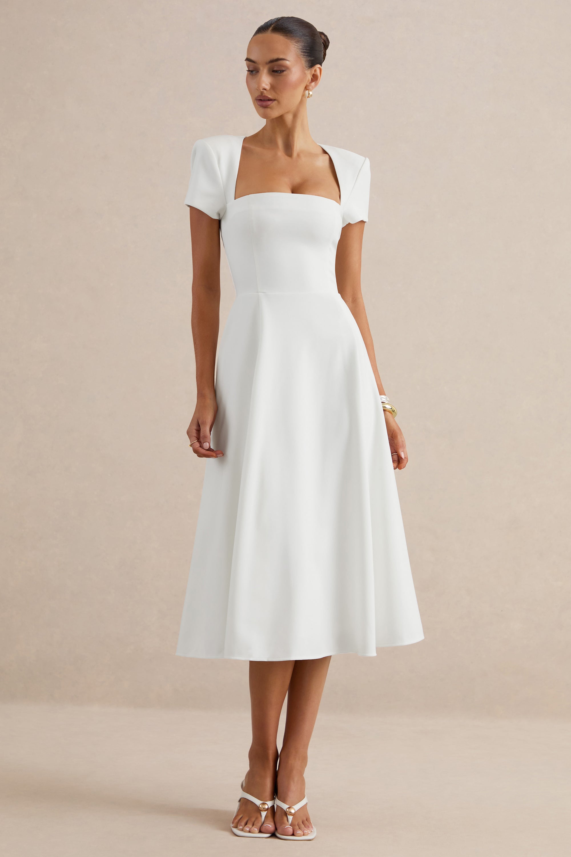 ECM_HR_CL138649110 - Donia | White Square-Neck Midi Skater Dress 1.jpg