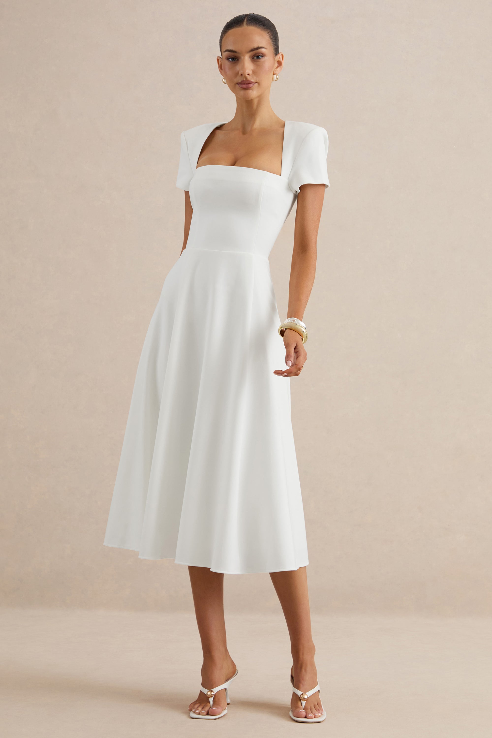 ECM_HR_CL138649110 - Donia | White Square-Neck Midi Skater Dress 2.jpg