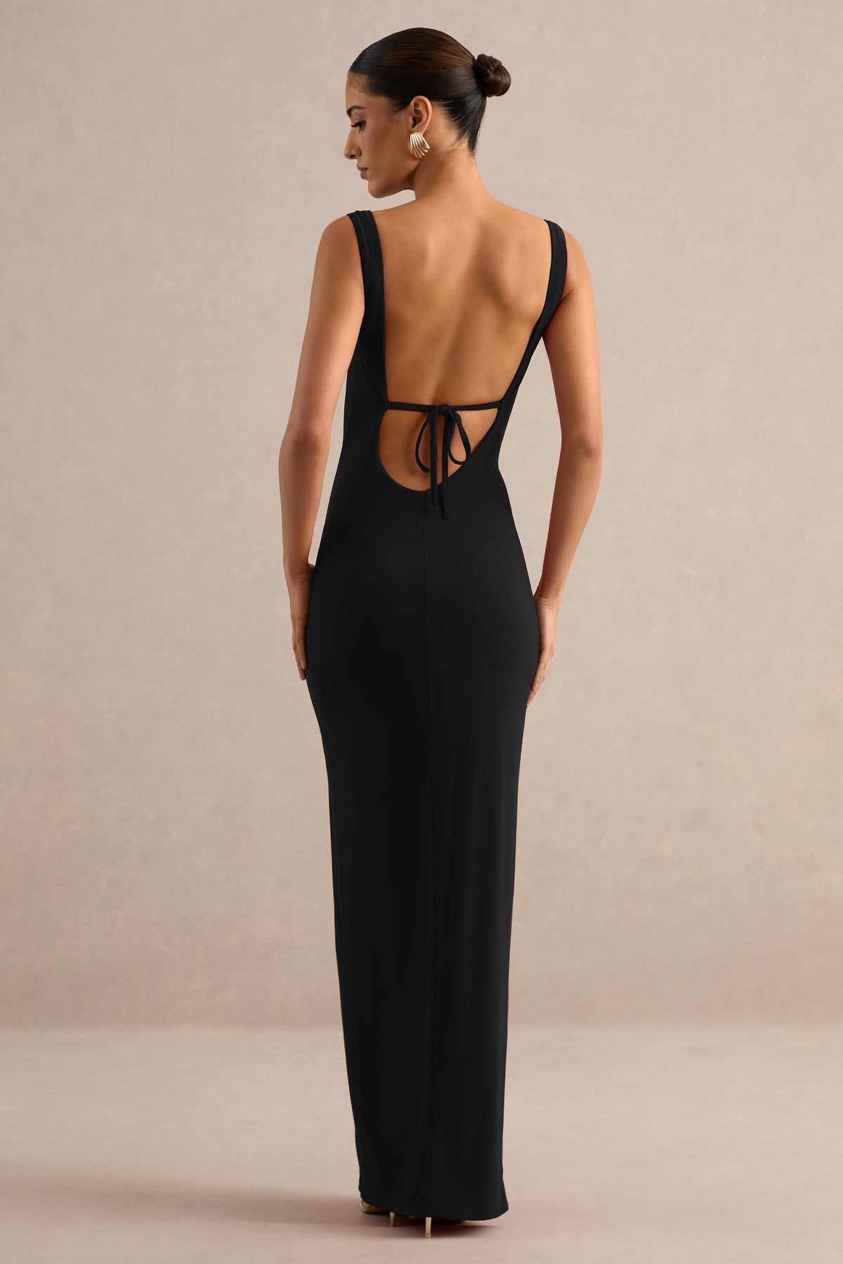 ECM_HR_CL138755001 - Josiane _ Black Square-Neck Maxi Dress With Front Split5.jpg