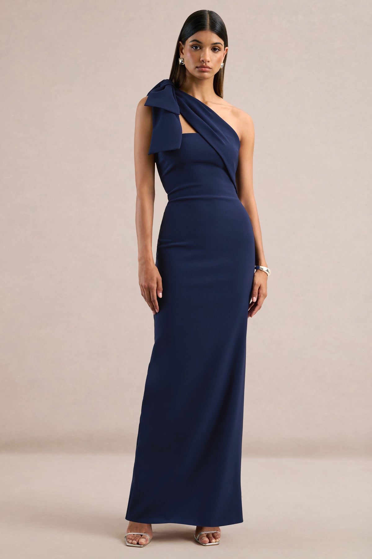 ECM_HR_CL138806010 - Adara _ Navy Asymmetric-Neck Maxi Dress With Bow-Detail2.jpg