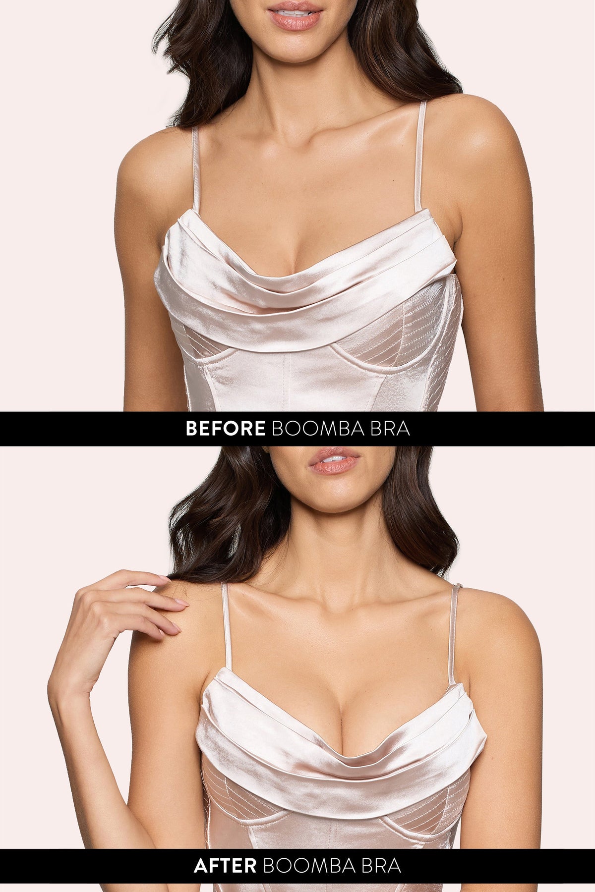 Magic Sticky Bra | Boomba beżowy samoprzylepny biustonosz