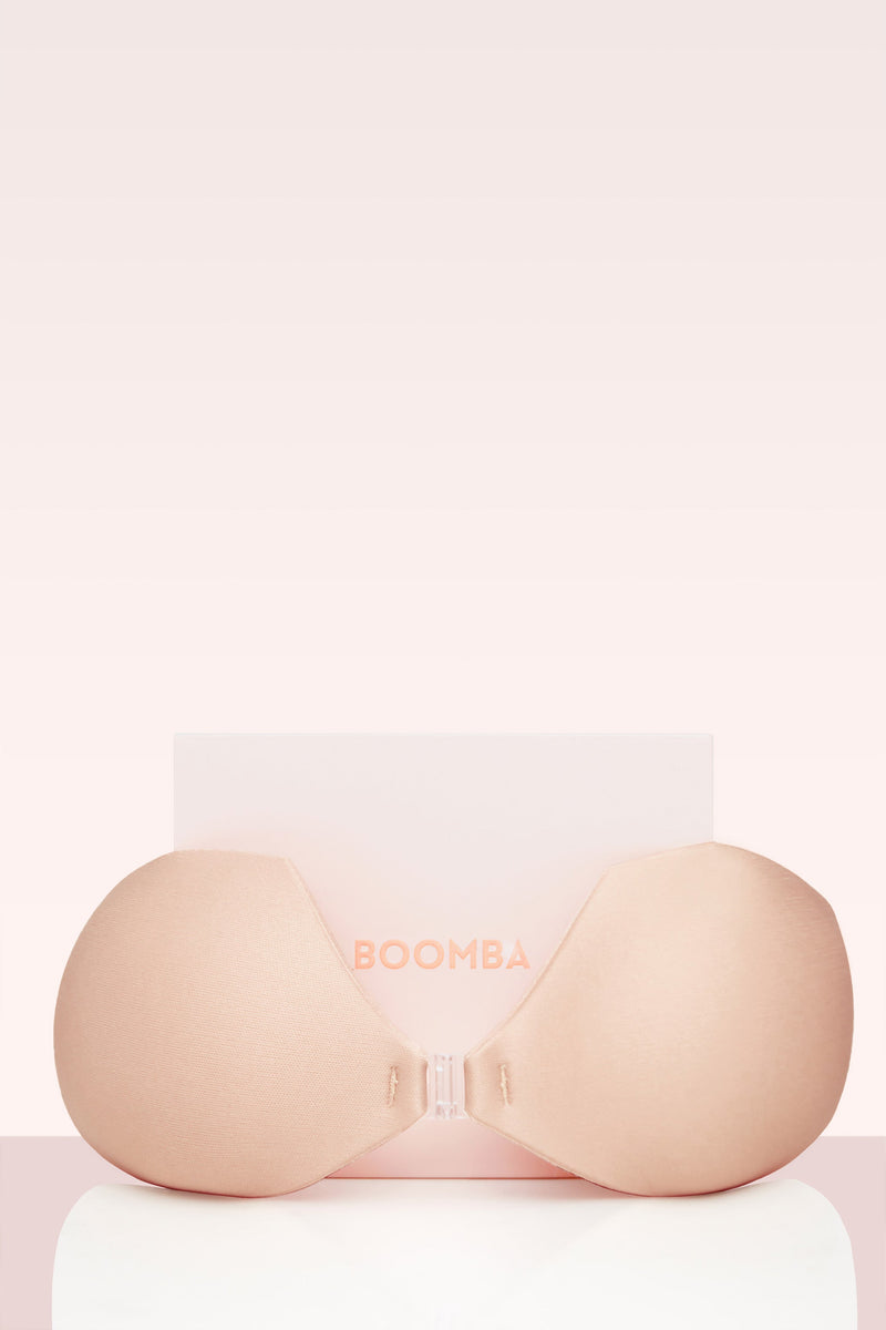 Demi Sticky Bra | Boomba Beżowy Demi przylepny biustonosz