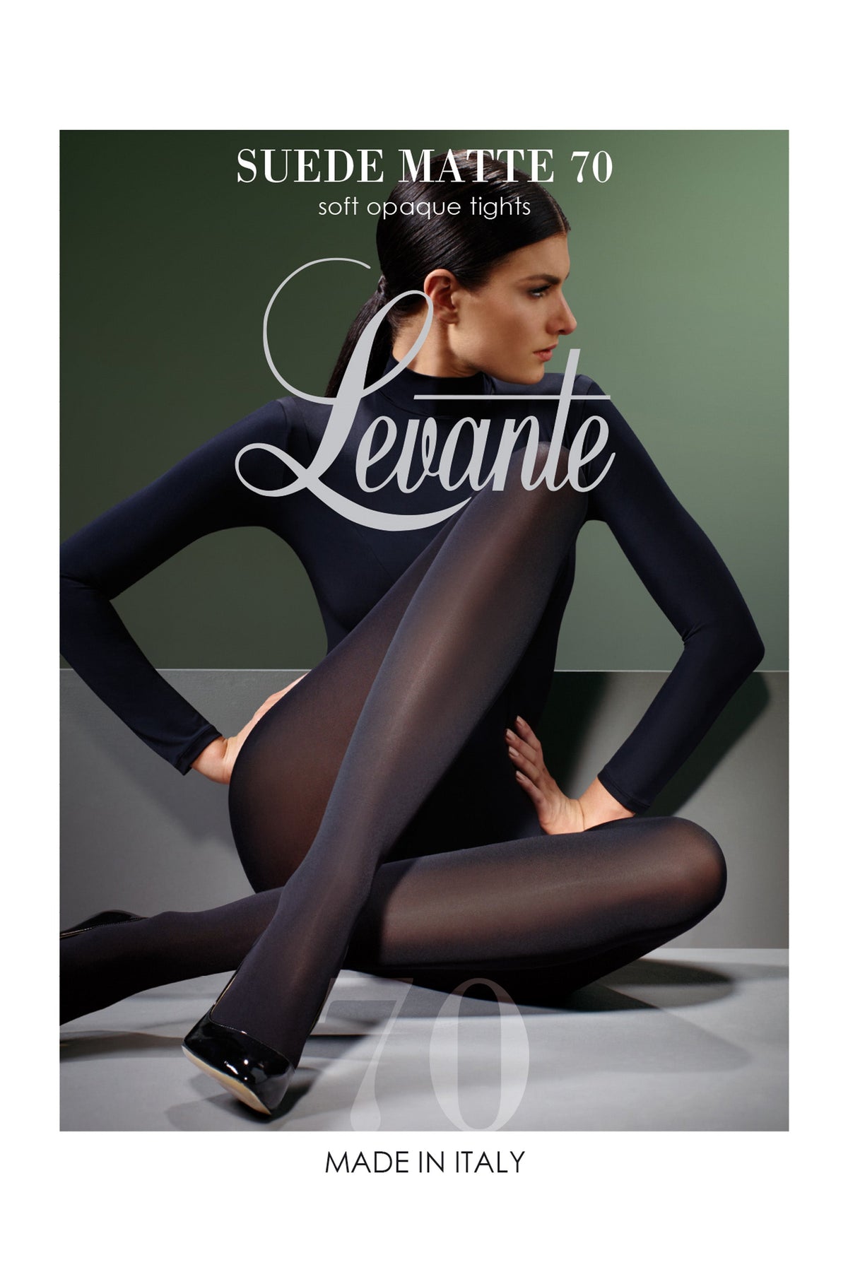 Levante | Zamszowe matowe rajstopy 70 den