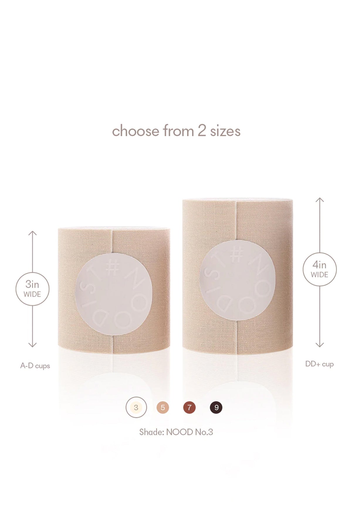 Shape Tape | NOOD Taśma na piersi No 3