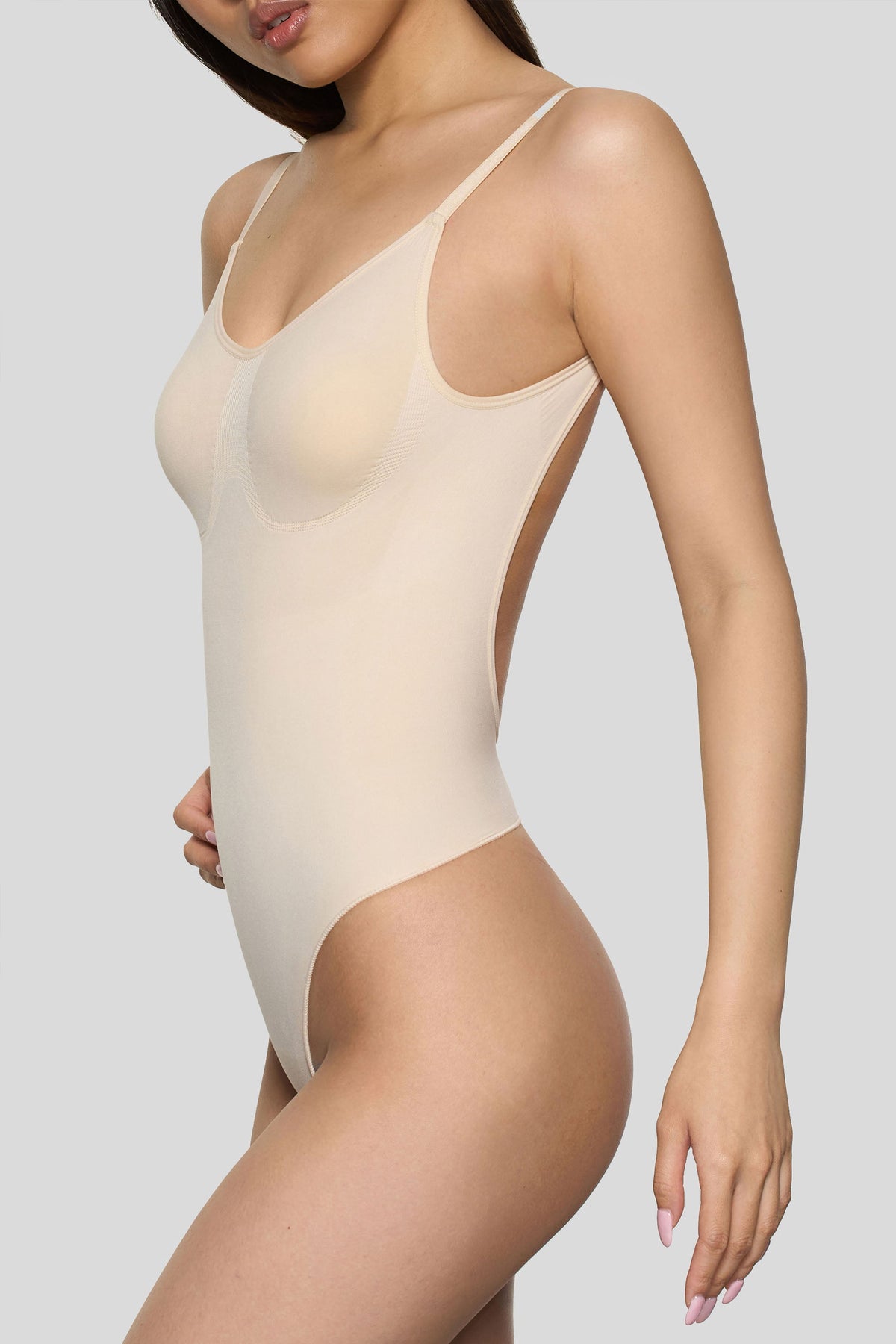 BOOMBA | Jasno beżowe modelujące body